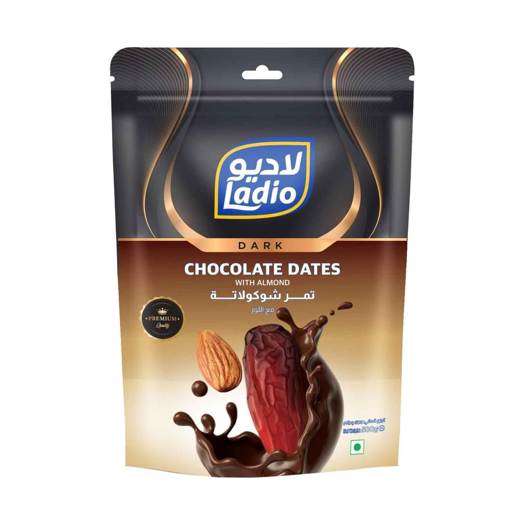LADIO DARK CHOCOLATE DATES 250G